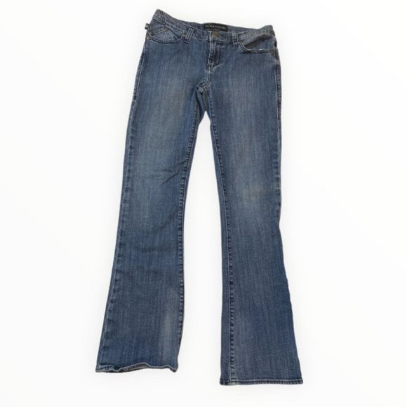 Rock Republic Womens Size 8 Kasandra Bootcut Jeans Low Rise Medium Wash Stretch - Picture 1 of 8